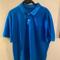 Polo uomo Us.Polo XXL – 100% cotone, blu acceso