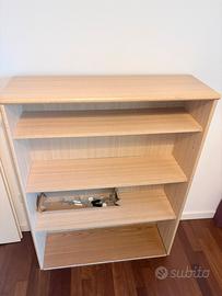 libreria legno chiaro