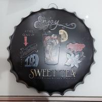 Quadro lamiera forma tappo 