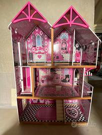 Casa bambole/ barbie in legno kidkraft