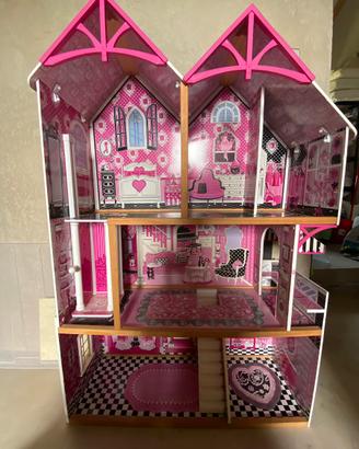 Casa bambole/ barbie in legno kidkraft