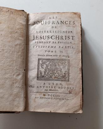 Libro del 1703-Les Souffrances de Nostre-Seigneur