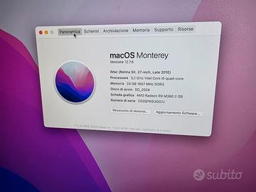 iMac Retina 5K, 27-inch, Late 2015