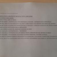 LIBRI DI TESTO UNIVERSITA' BICOCCA - COME NUOVI