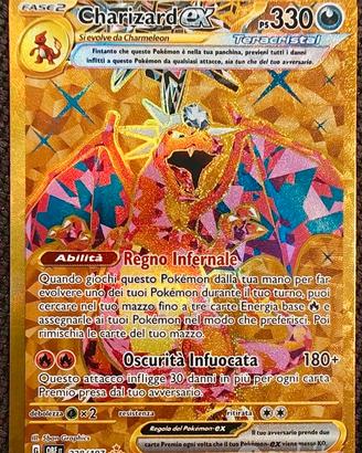 ⭐⭐⭐ Charizard EX Gold 228/197 originale NM