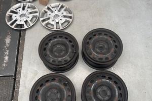 4 Cerchi Ferro 16 Pollici Originali Peugeot Expert