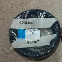 Cavi 1x6 mm² nero-rosso