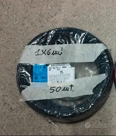 Cavi 1x6 mm² nero-rosso