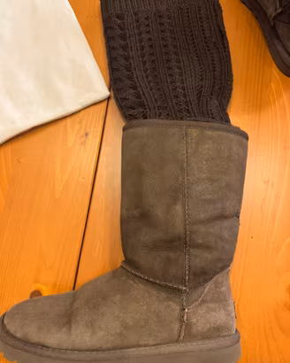 Ugg classic con gambale in maglia removibile