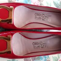 Decollete vernice Salvatore Ferragamo