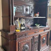 Credenza vintage,si può dividere in due parti,H. c
