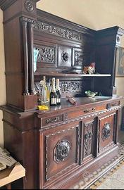 Credenza vintage,si può dividere in due parti,H. c