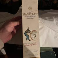 3 Macallan 7yo giovinetti + 2 Macallan Rich Cacao