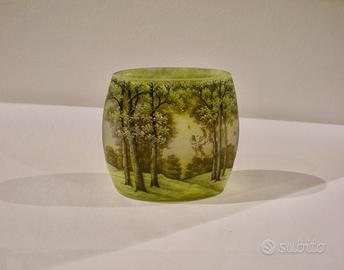 Bosco in estate- Piccola jardiniere Daum Nancy