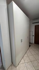 Armadio moderno 4 ante 185x260x45