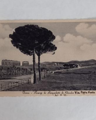 Tre cartoline affrancate nel 1927 1936 e 1939