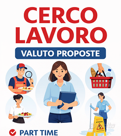 Disponibilità lavorativa - part time