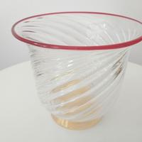 Elegante vaso Seguso, Murano, anni 1970