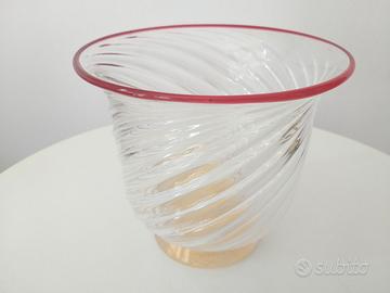 Elegante vaso Seguso, Murano, anni 1970