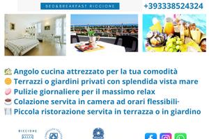 Monolocali a Riccione vista mare