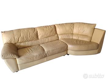 Divano 3 posti maxi in pelle