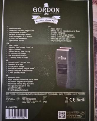 Rasoio professionale Gordon