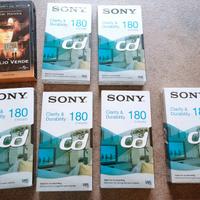6 Videocassette Sony VHS  vergini e film