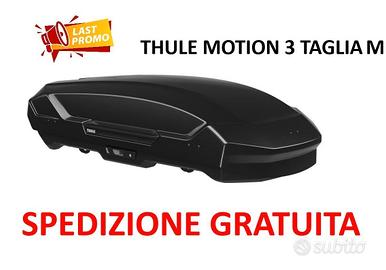 Box da tetto portatutto Thule Motion 3 M Nero luci