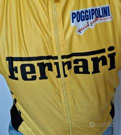 giubbino antivento x bici ferrari