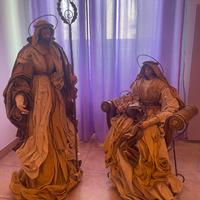 Santi in cartapesta per presepi