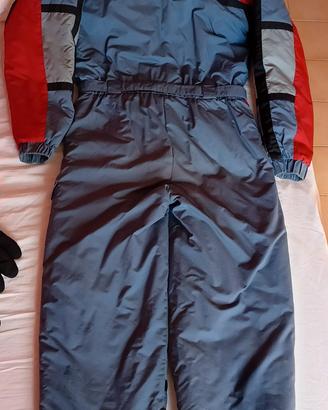 Tuta sci uomo tg50, guanti