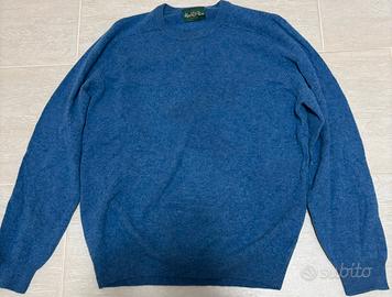 Maglione Alan Paine blu classico girocollo