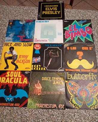 lotto 10 vinili 45 giri anni 70 prog rock e funk