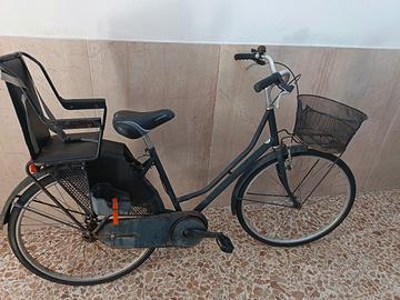 bicicletta con sedile bimbi