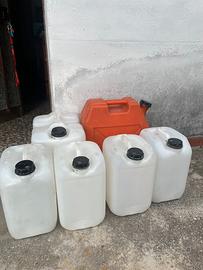 Taniche plastica varie misure 3L 10L 20L – 13 pz