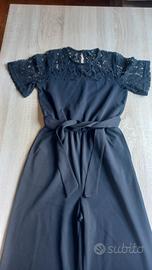 Tuta intera (jumpsuit) in pizzo