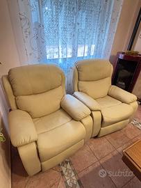 Coppia poltrone relax manuale