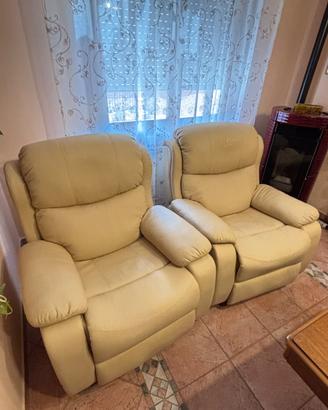 Coppia poltrone relax manuale