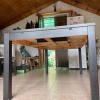 Tavolo nero noce 175x90