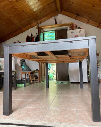 Tavolo nero noce 175x90