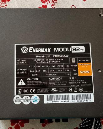 Alimentatore PSU Enermax di alta gamma