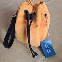 borsa piccola a sacchetto in velluto Le Zirre