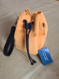 borsa piccola a sacchetto in velluto Le Zirre