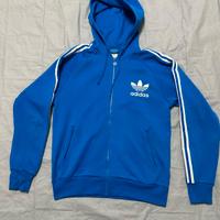 felpa vintage Adidas blu anni 90' uomo 
