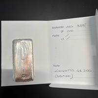 Iingotto argento 999