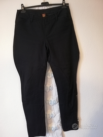 Pantaloni Dond Up blu scuro stile cavallerizza