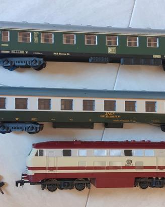 Treno Lima - Locomotiva DB BR 218 + 2 vagoni