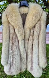 Pelliccia Volpe Bianca Naturale Taglio Sartoriale