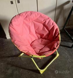 Poltrona pieghevole da giardino