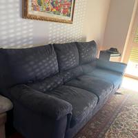 Divano blu 3 posti Divani&divani